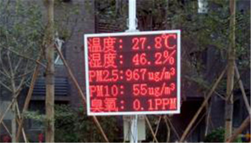 温湿度五项数据检测屏